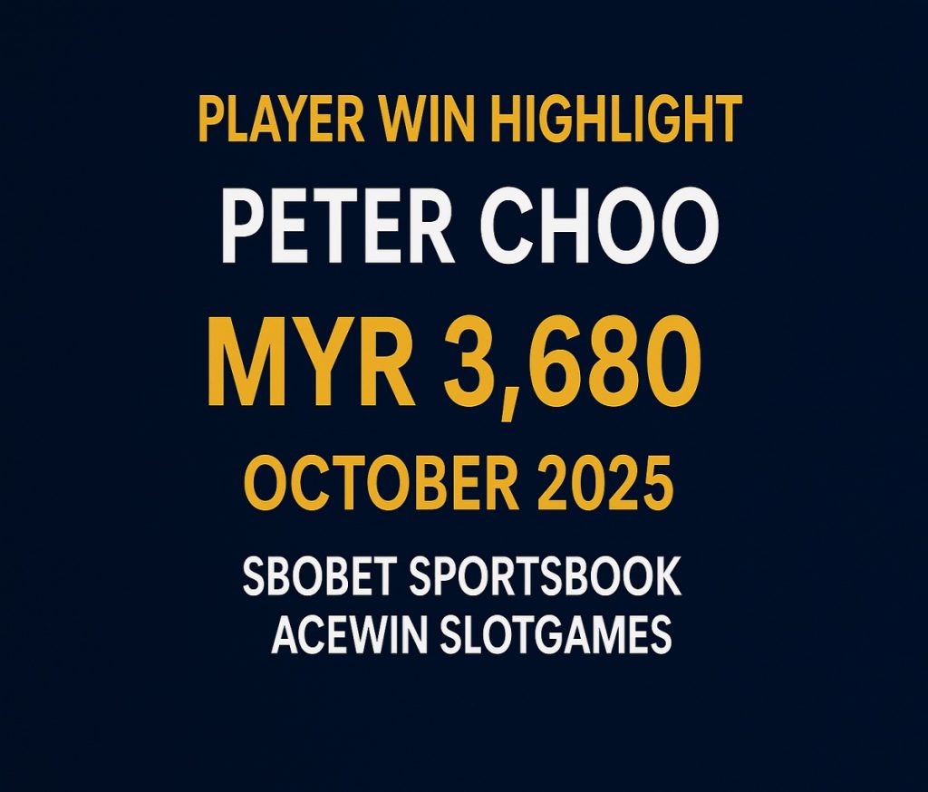 WINBOX VIP Player Peter Choo wins